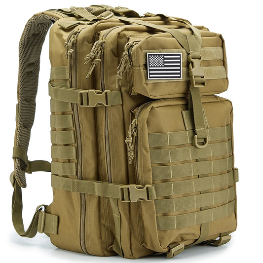 45L Man Tactical Backpacks Traveling Bags Outdoor 3P School Pack EDC Molle Pack For Trekking Hunting Bag camping equipment
