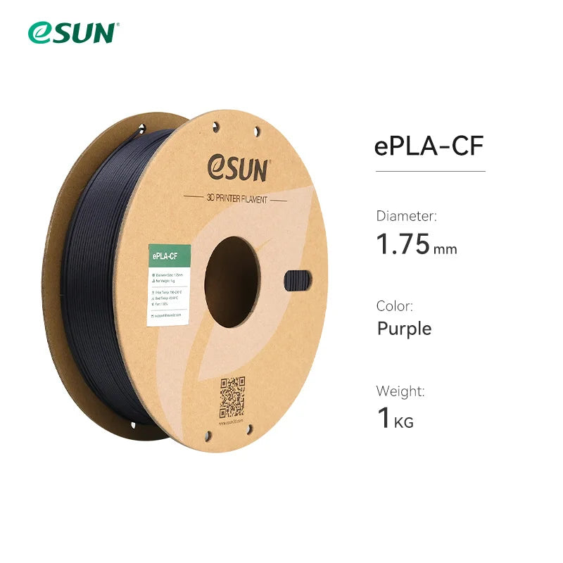 Carbon Fiber PLA 3D Printer Filament 1KG 1.75MM Fast Printing PLA-CF High-strength Carbon Fiber PLA Filament For Bambu Lab
