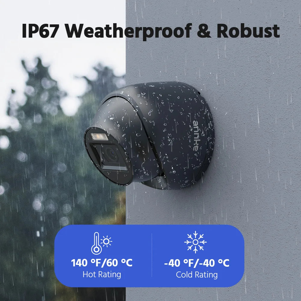 Security Camera Kit 4PCS 2MP Bullet Outdoor Weatherproof Housing 66ft Super Night Vision Smart IR CCTV Camera