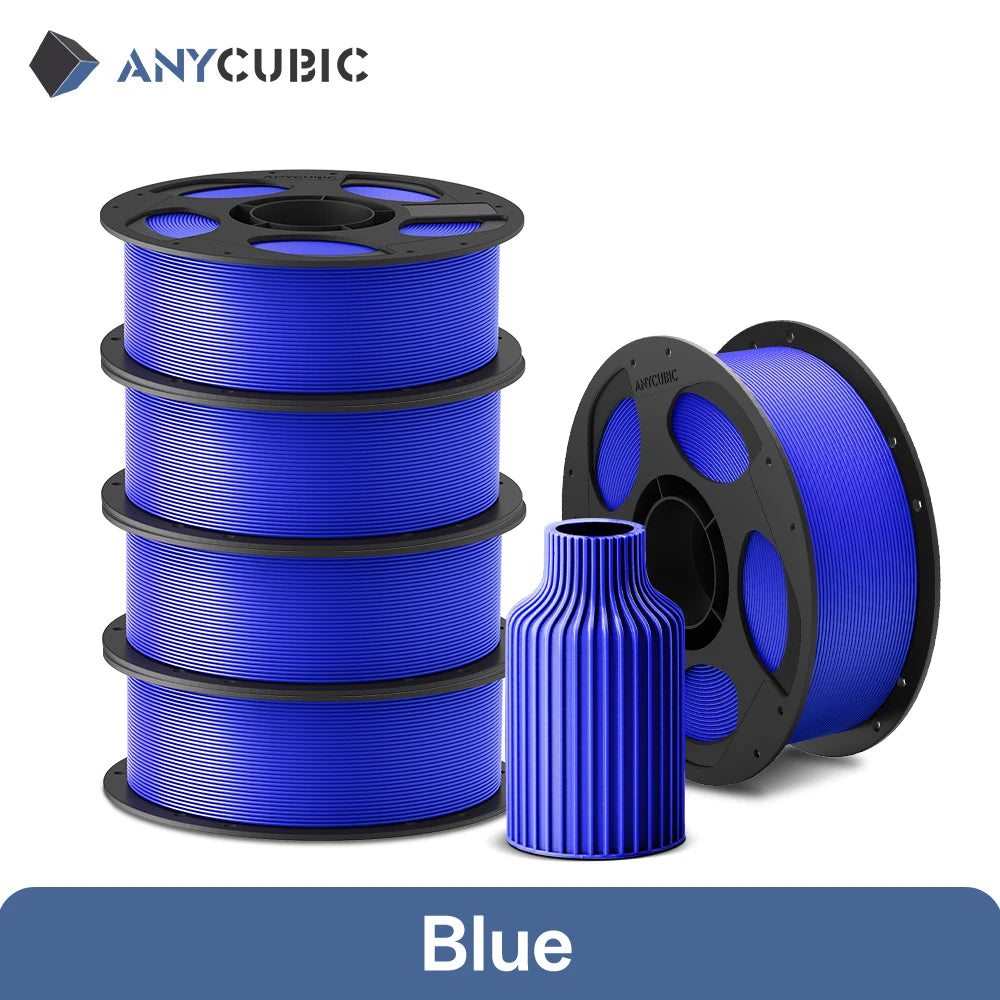 5 KGYCUBIC PLA Filament For FDM 3D Printer 1.75mm Eco-friendly 3D Printing Material Failment For Kobra S1C K3C EU US Warehouse
