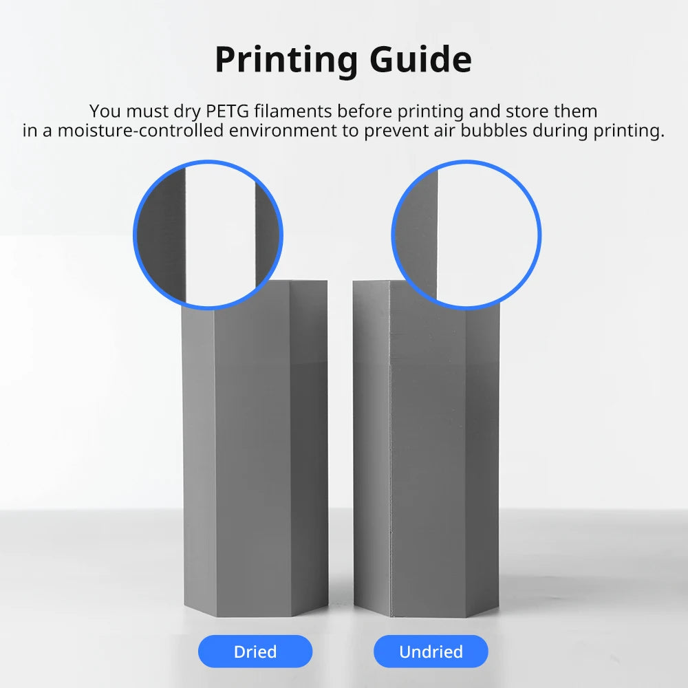 1kg PETG Filament Colorful Transparent 3D Printer Filament petg Printing Material For FDM Kobra S1 Combo Kobra 3 Combo