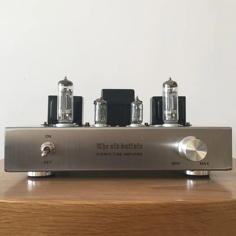 Audiophile 6C19 Tube Power Amplifier HIFI Stereo Class A Push-Pull Tube Amplifier Dual Channel Low Noise Vacuum Tube Amplifier
