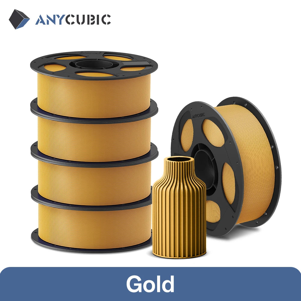 5 KGYCUBIC PLA Filament For FDM 3D Printer 1.75mm Eco-friendly 3D Printing Material Failment For Kobra S1C K3C EU US Warehouse