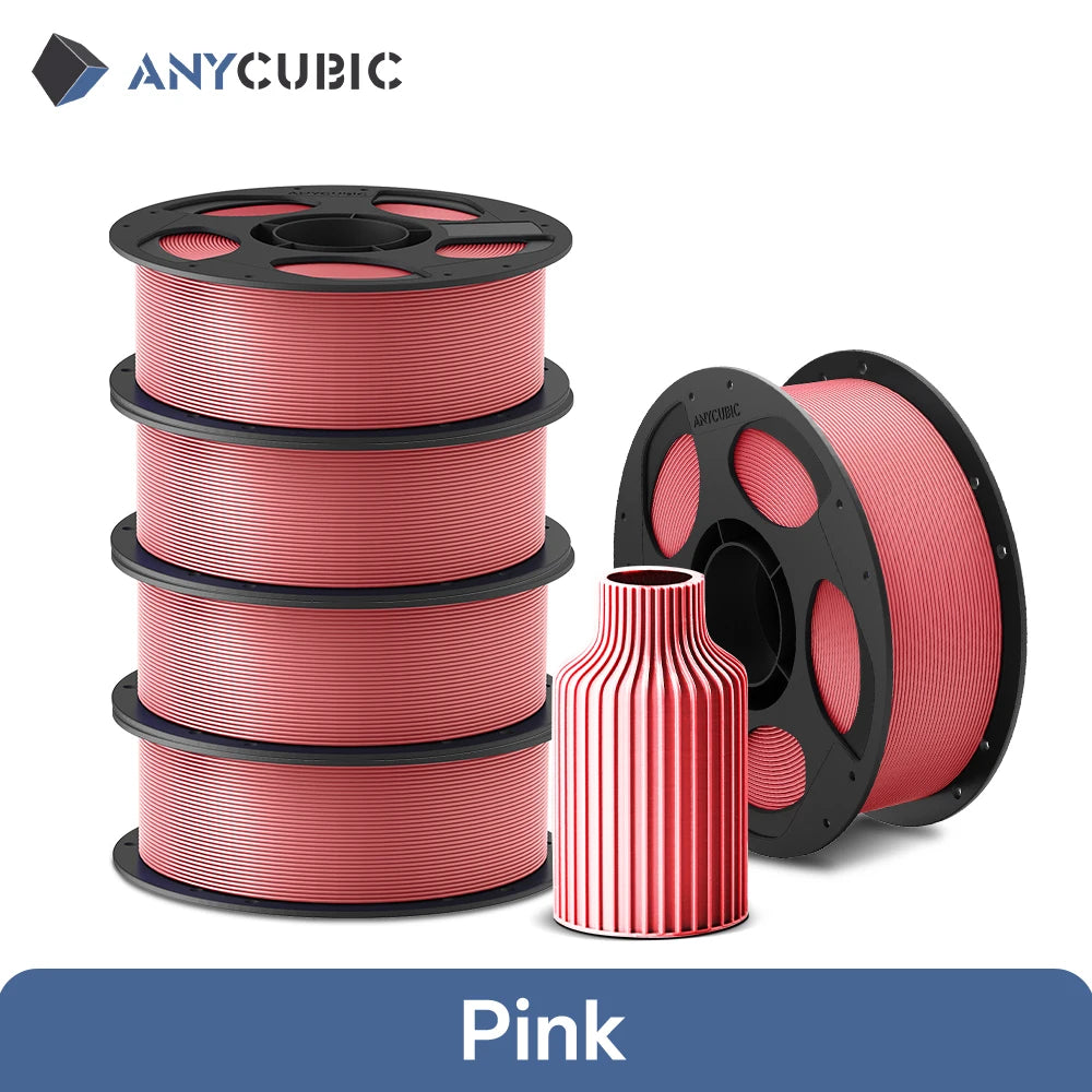 5 KGYCUBIC PLA Filament For FDM 3D Printer 1.75mm Eco-friendly 3D Printing Material Failment For Kobra S1C K3C EU US Warehouse