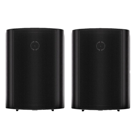 2PCS 4'' 200W Passive Wired Outdoor Speakers With Powerful Bass Expansive Stereo Sound Coverage All-Weather Durability