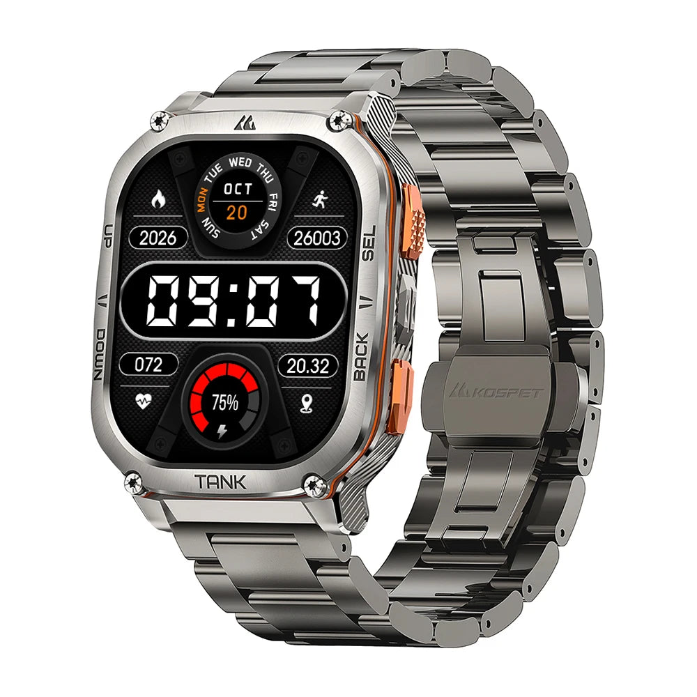 TANK M3 Ultra GPS Smartwatch For Men Waterproof 5ATM AMOLED AOD 480mAh Digital Bluetooth Call Men's Watches