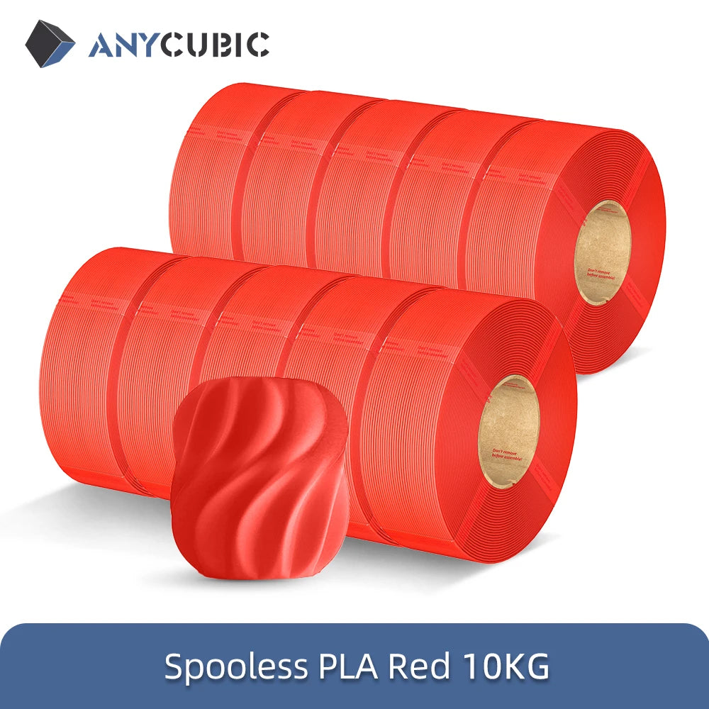 0KG Refill PLA Filament 3D Printer 1.75mm Spooless Plastic Rubber Filament Material For FDM 3D Printer for Kobra 3 S1C