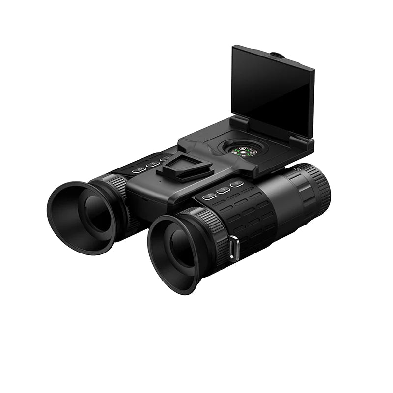 4K HD Z9155 Dual-eye Binocular Include 64GB Infrared Night Vision Device Recording Digital Photography Camping&Hiking Telescope