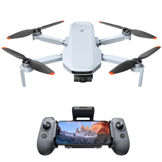 2 3-Axis Gimbal Camera Drone 4K HDR Video, 8K Photo, Vertical Shooting, 10-KM, AI Night Shot Tracking, Under 249g