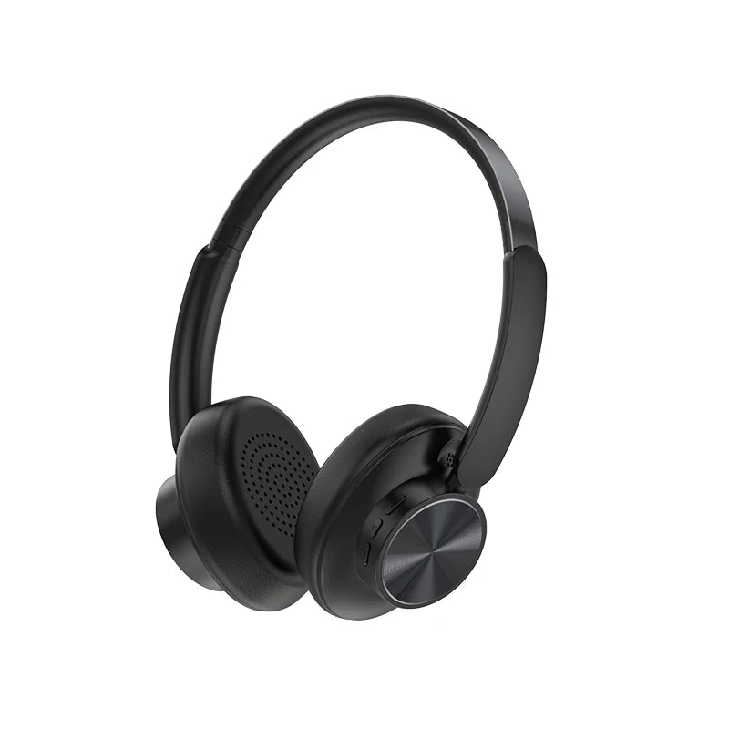 Retro Wireless Over-ear Headphones ANC Smart Noise Cancellation Headset Bluetooth 6.0 HiFi Stereo Gaming Earphones For PC Phone