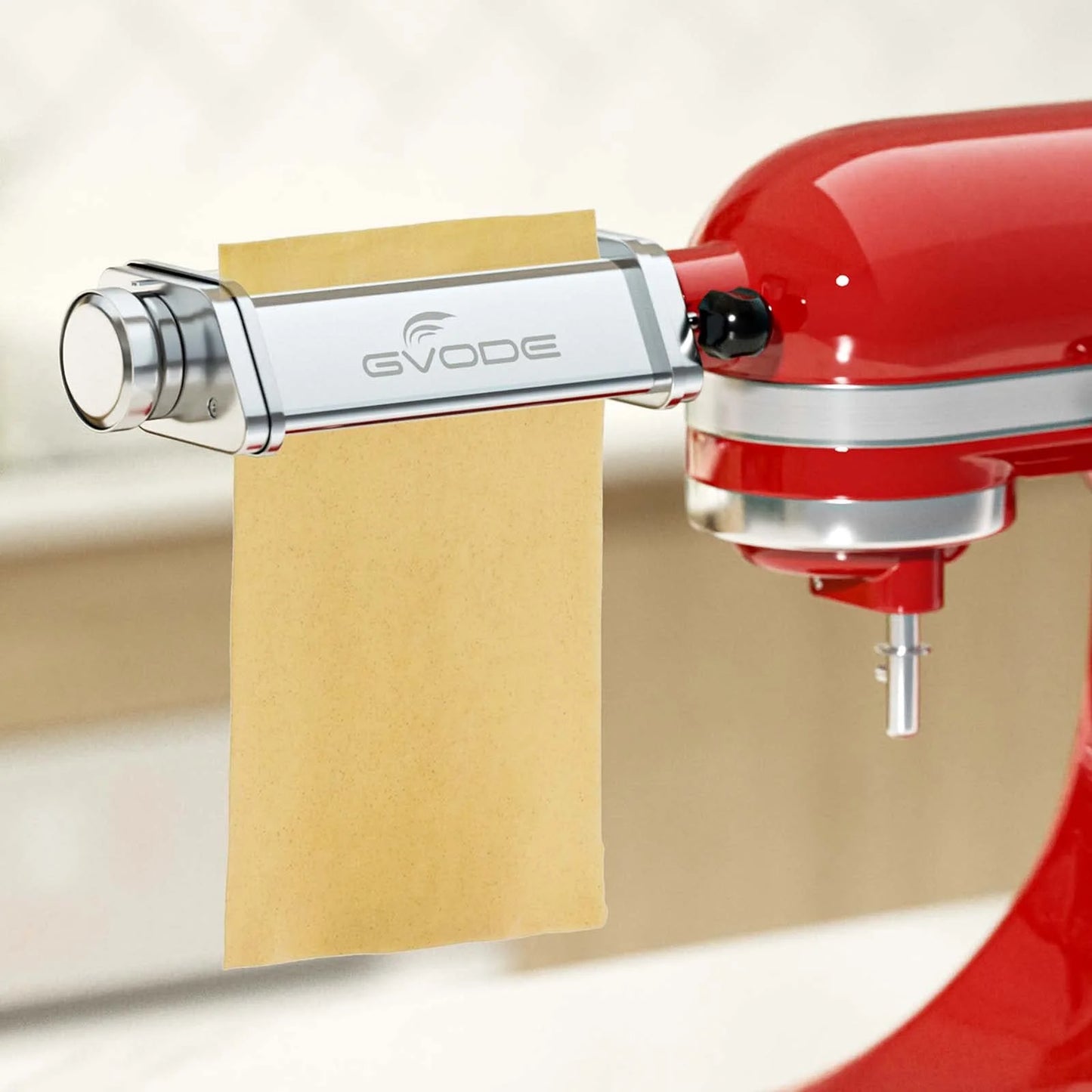 3 Piece Pasta Maker Attachment for KitchenAid Stand Mixer Stainless Steel Sheet Roller Spaghetti Fettuccine Cutter