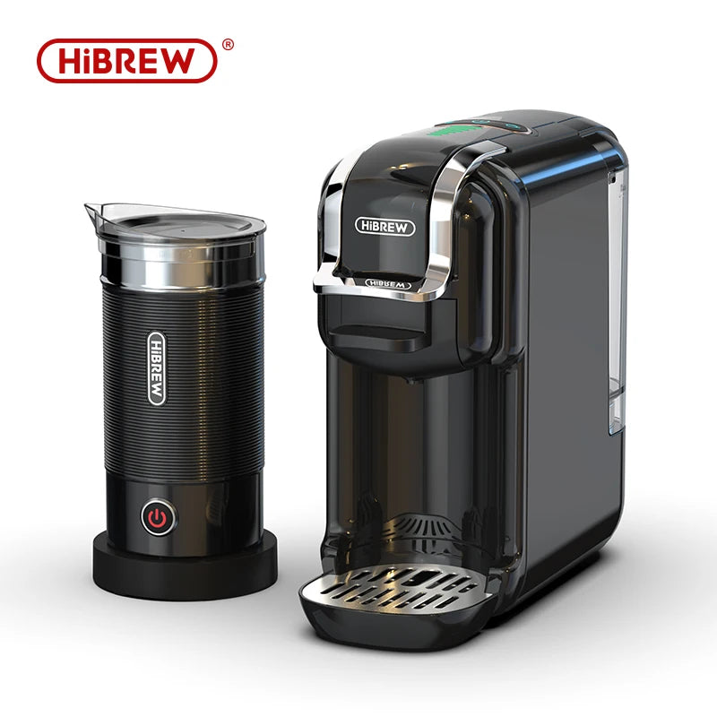 5 in 1 Multiple Capsule Coffee Machine Hot/Cold DG Cappuccino Nes Small Capsule ESE Pod Ground Coffee Cafeteria 20Bar H2B