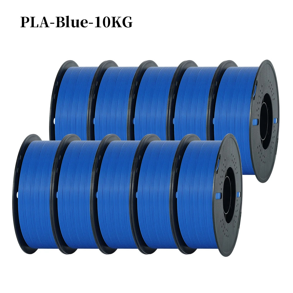 22LBS PETG or PLA filament 3D Printer Filament 10 Rolls 1KG 1.75MM Eco-Friendly Good Toughness Mix Color Free Shipping