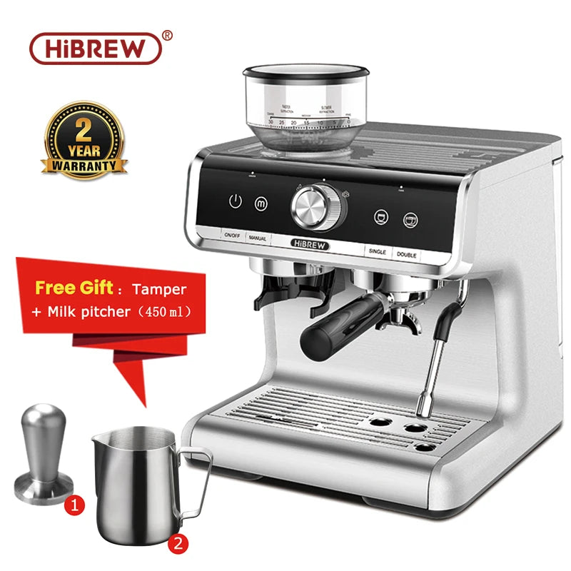 Barista Pro 20Bar Bean to Espresso,Cafetera  Commercial Level Coffee Machine with Full Kit for Cafe Hotel Restaurant H7
