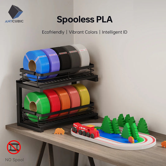 0KG Refill PLA Filament 3D Printer 1.75mm Spooless Plastic Rubber Filament Material For FDM 3D Printer for Kobra 3 S1C